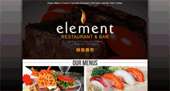 Desktop Screenshot of element-restaurant.com